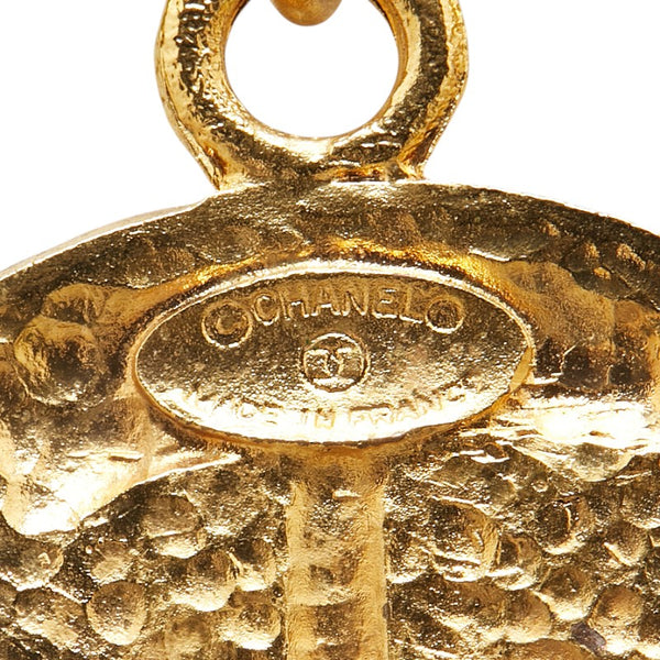 シャネル ココマーク メダリオン ネックレス ゴールド メッキ レディース CHANEL 【中古】