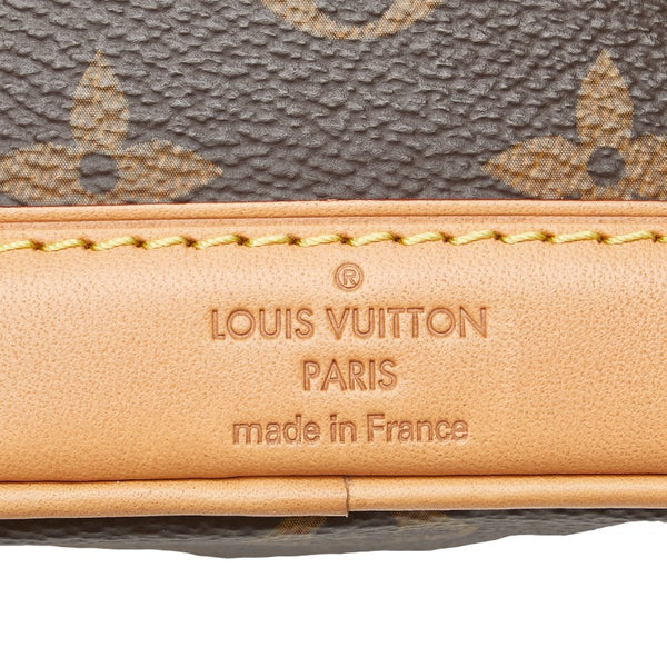 ルイ ヴィトン モノグラム ナノ ノエ ハンドバッグ ショルダーバッグ 2WAY M81266 ブラウン PVC レザー レディース LOUIS VUITTON 【中古】