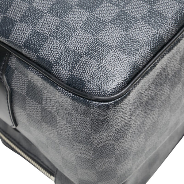 ルイ ヴィトン ダミエ グラフィット イオ ショルダーバッグ N45252 グレー ブラック PVC レザー メンズ LOUIS VUITTON 【中古】