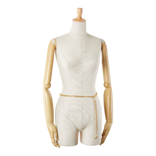 シャネル ココマーク チェーン ベルト ゴールド メッキ レディース CHANEL 【中古】