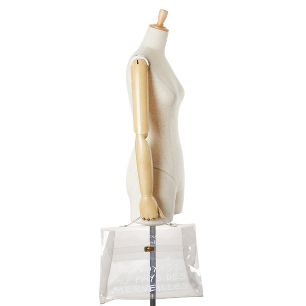 エルメス ビニールケリー 不思議の国 エルメスへの旅展 ハンドバッグ トートバッグ クリア ビニール レディース HERMES 【中古】