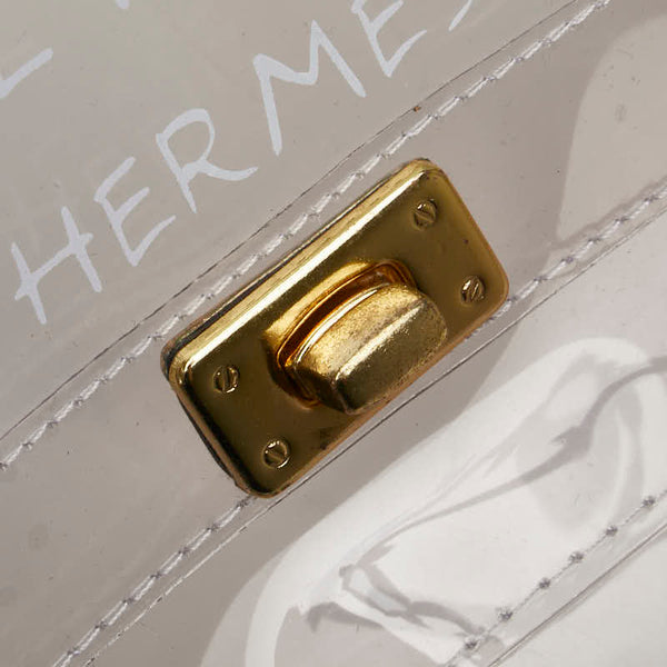エルメス ビニールケリー 不思議の国 エルメスへの旅展 ハンドバッグ トートバッグ クリア ビニール レディース HERMES 【中古】
