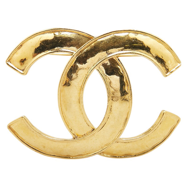 シャネル ヴィンテージ ココマーク ブローチ ゴールド メッキ レディース CHANEL 【中古】