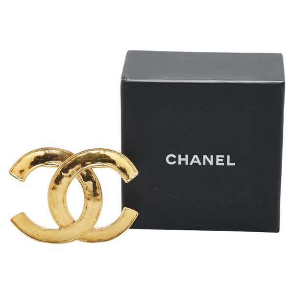 シャネル ヴィンテージ ココマーク ブローチ ゴールド メッキ レディース CHANEL 【中古】