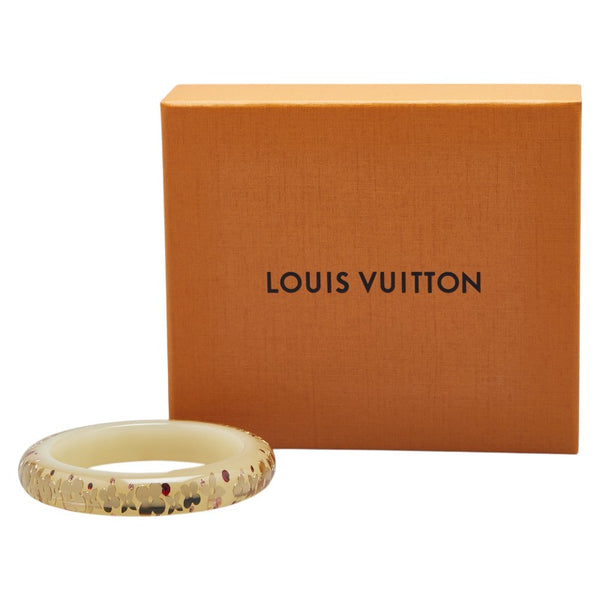 ルイ ヴィトン ブラスレ アンクルージョン バングル M61498 ベージュ マルチカラー プラスチック レディース LOUIS VUITTON 【中古】