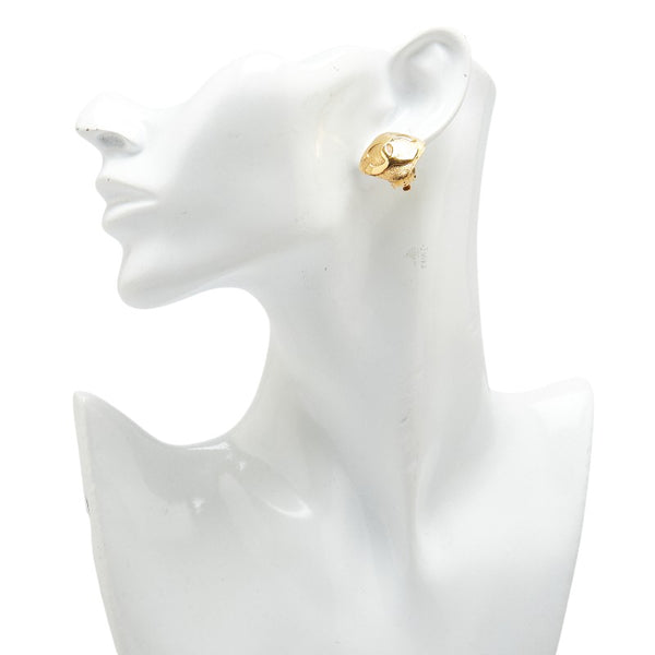 シャネル ココマーク ひし形 モチーフ イヤリング メッキ レディース CHANEL 【中古】