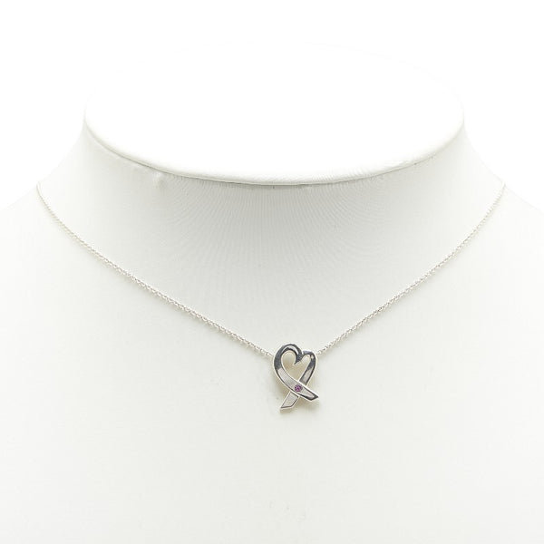 ティファニー パロマ ピカソ ラビングハート ネックレス シルバー SV925 シルバー レディース TIFFANY&Co. 【中古】