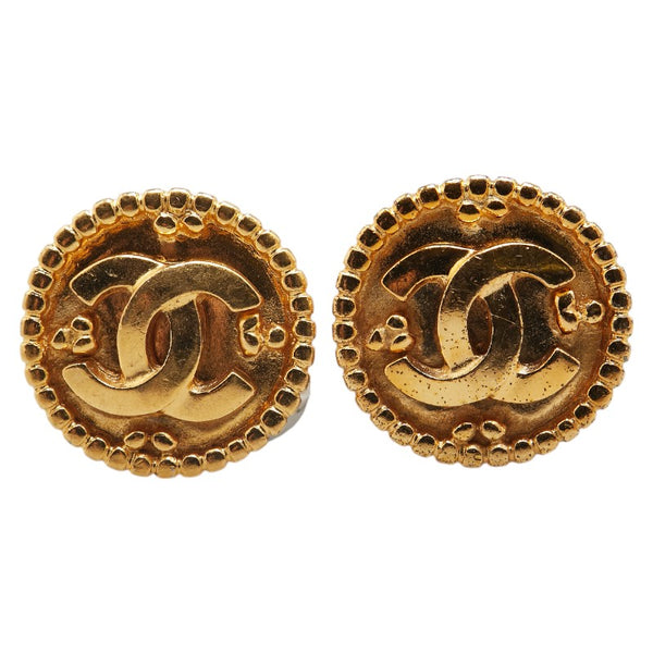 シャネル ヴィンテージ ココマーク イヤリング ゴールド メッキ レディース CHANEL 【中古】