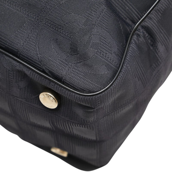 シャネル ニュートラトートPM トートバッグ ハンドバッグ ブラック キャンバス レザー レディース CHANEL 【中古】