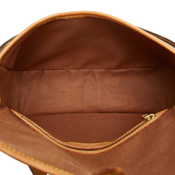 ルイ ヴィトン モノグラム ソローニュ 斜め掛け ショルダーバッグ M42250 ブラウン PVC レザー レディース LOUIS VUITTON 【中古】