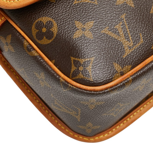 ルイ ヴィトン モノグラム ソローニュ 斜め掛け ショルダーバッグ M42250 ブラウン PVC レザー レディース LOUIS VUITTON 【中古】
