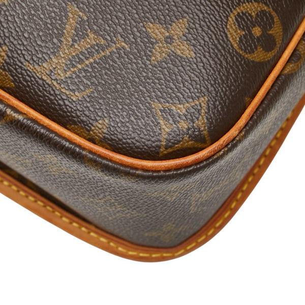ルイ ヴィトン モノグラム ソローニュ 斜め掛け ショルダーバッグ M42250 ブラウン PVC レザー レディース LOUIS VUITTON 【中古】
