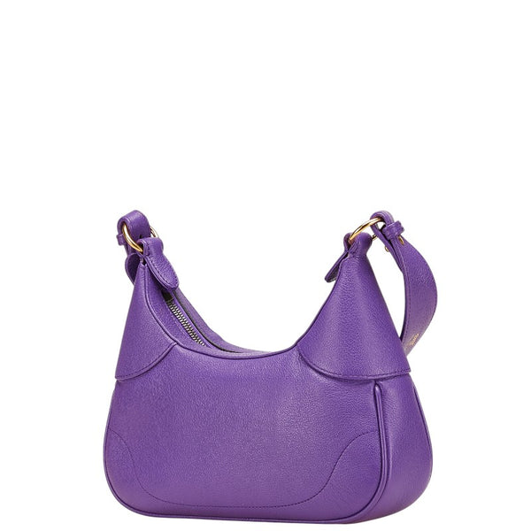 グッチ アフロディーテ スモール ショルダーバッグ 731817 パープル レザー レディース GUCCI 【中古】