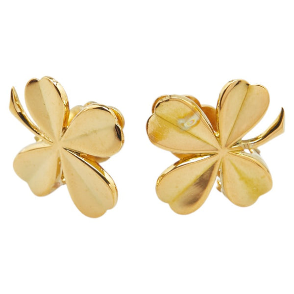 シャネル クローバー モチーフ イヤリング ゴールド メッキ レディース CHANEL 【中古】