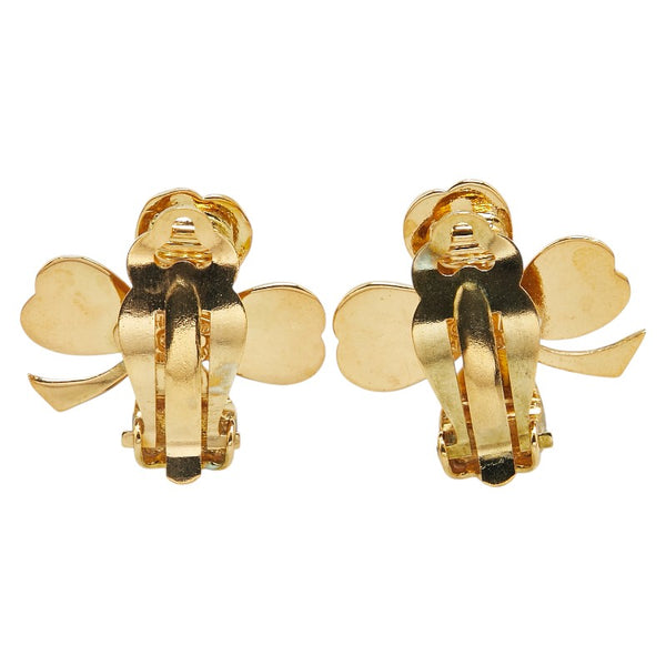 シャネル クローバー モチーフ イヤリング ゴールド メッキ レディース CHANEL 【中古】
