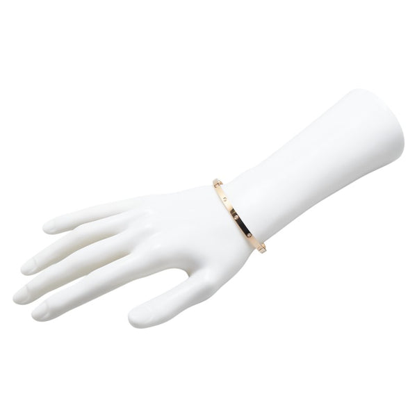 カルティエ ラブブレスレットSM 10Pダイヤ ブレスレット K18PG ピンクゴールド レディース CARTIER 【中古】