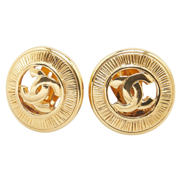 シャネル ココマーク イヤリング ゴールド メッキ レディース CHANEL 【中古】