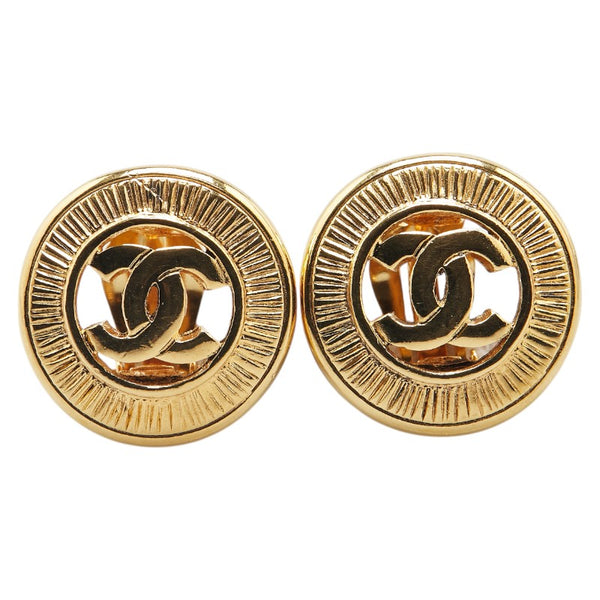 シャネル ココマーク イヤリング ゴールド メッキ レディース CHANEL 【中古】