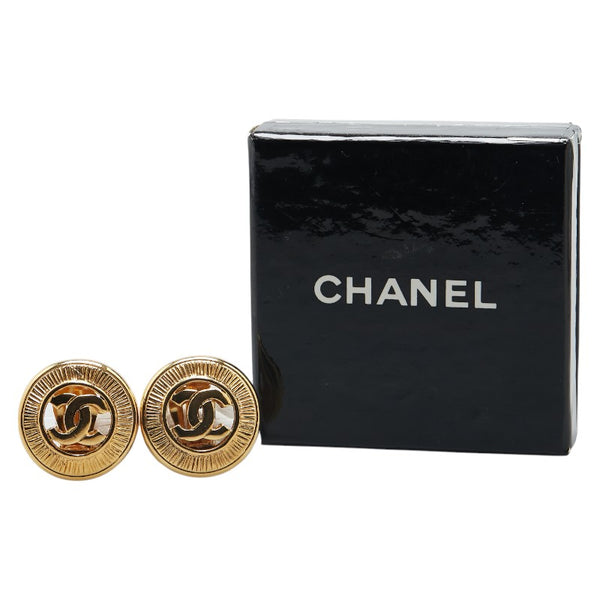 シャネル ココマーク イヤリング ゴールド メッキ レディース CHANEL 【中古】