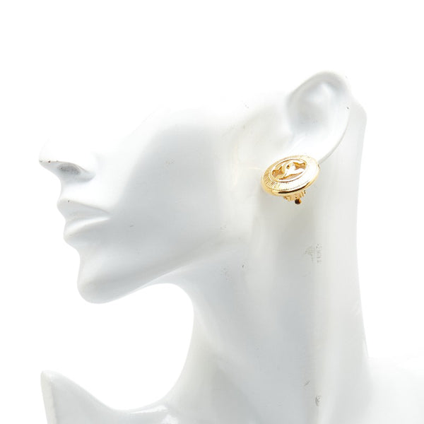 シャネル ココマーク イヤリング ゴールド メッキ レディース CHANEL 【中古】