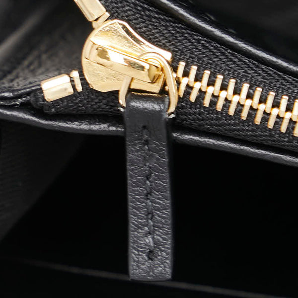 グッチ ブロンディ ミディアム チェーン ウォレット ショルダーバッグ 725219 ブラック レザー レディース GUCCI 【中古】