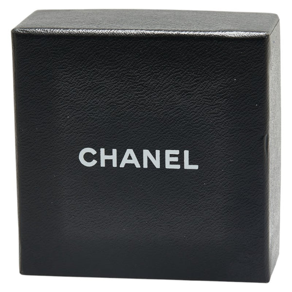 シャネル ココマーク ラウンド イヤリング ゴールド ブラック メッキ レディース CHANEL 【中古】