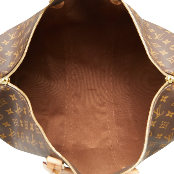 ルイ ヴィトン モノグラム キーポル50 ボストンバッグ M41426 ブラウン PVC レザー レディース LOUIS VUITTON 【中古】