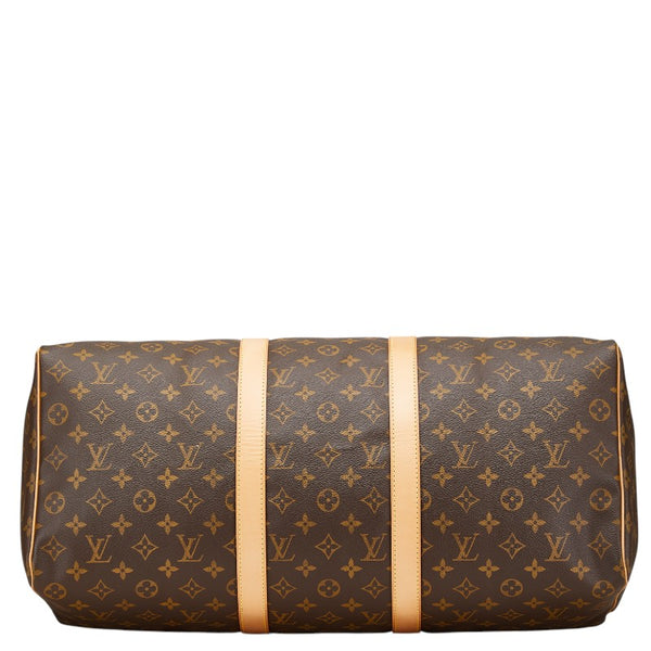 ルイ ヴィトン モノグラム キーポル50 ボストンバッグ M41426 ブラウン PVC レザー レディース LOUIS VUITTON 【中古】