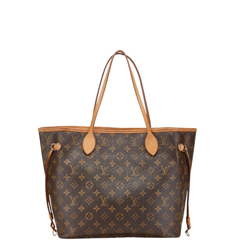 ルイ ヴィトン モノグラム ネヴァーフルMM ショルダ-バッグ トートバッグ M40156 ブラウン PVC レザー レディース LOUIS VUITTON 【中古】