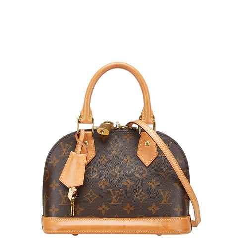 ルイ ヴィトン モノグラム アルマBB ハンドバッグ ショルダーバッグ 2WAY M53152 ブラウン PVC レザー レディース LOUIS VUITTON 【中古】