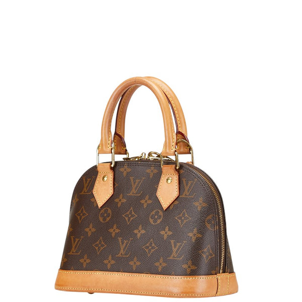 ルイ ヴィトン モノグラム アルマBB ハンドバッグ ショルダーバッグ 2WAY M53152 ブラウン PVC レザー レディース LOUIS VUITTON 【中古】
