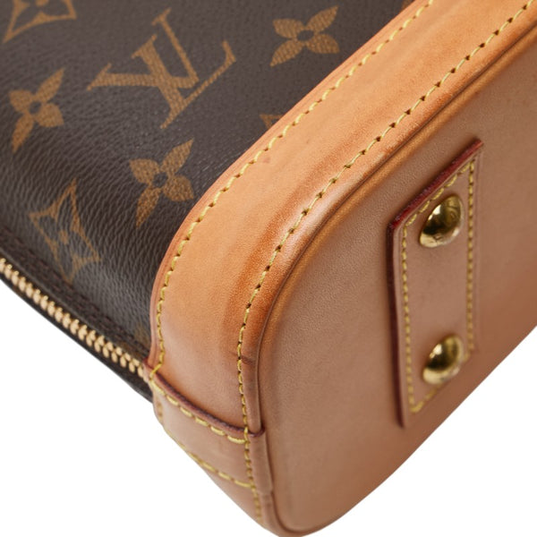 ルイ ヴィトン モノグラム アルマBB ハンドバッグ ショルダーバッグ 2WAY M53152 ブラウン PVC レザー レディース LOUIS VUITTON 【中古】