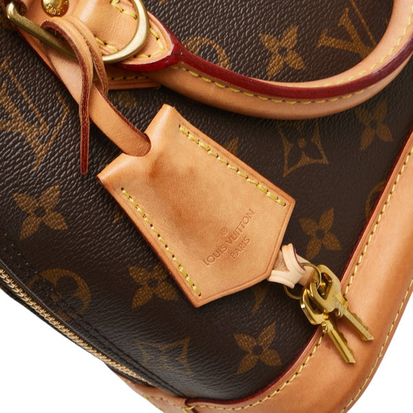 ルイ ヴィトン モノグラム アルマBB ハンドバッグ ショルダーバッグ 2WAY M53152 ブラウン PVC レザー レディース LOUIS VUITTON 【中古】