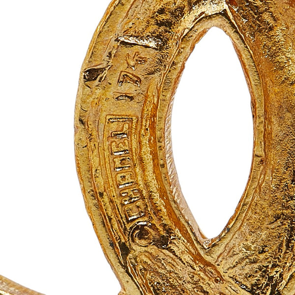 シャネル ココマーク ラインストーン ブローチ ゴールド メッキ レディース CHANEL 【中古】