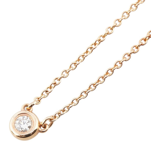 ティファニー バイザヤード ネックレス ゴールド K18YG イエローゴールド レディース TIFFANY&Co. 【中古】