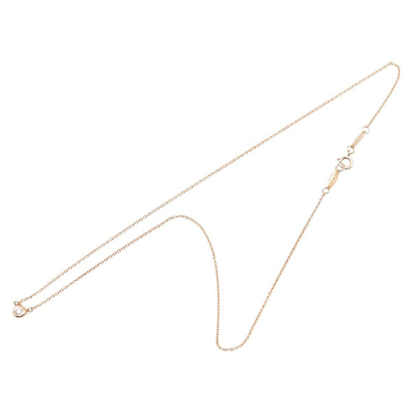 ティファニー バイザヤード ネックレス ゴールド K18YG イエローゴールド レディース TIFFANY&Co. 【中古】