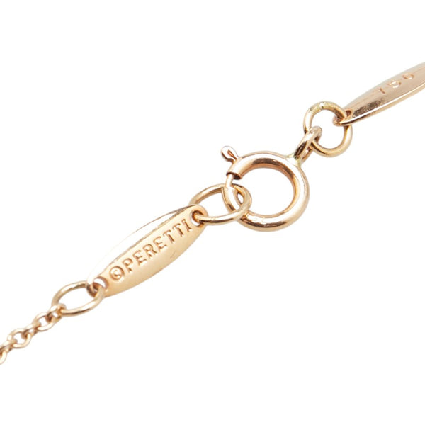 ティファニー バイザヤード ネックレス ゴールド K18YG イエローゴールド レディース TIFFANY&Co. 【中古】
