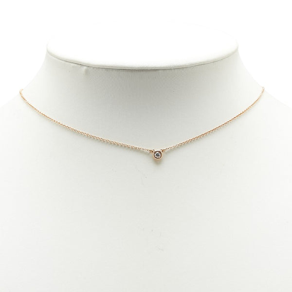 ティファニー バイザヤード ネックレス ゴールド K18YG イエローゴールド レディース TIFFANY&Co. 【中古】