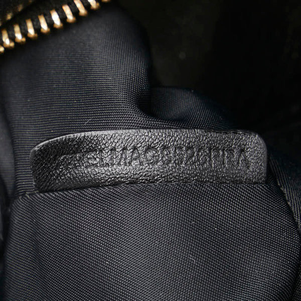 バーバリー TBロゴ チェーン ショルダーバッグ ブラック レザー レディース BURBERRY 【中古】