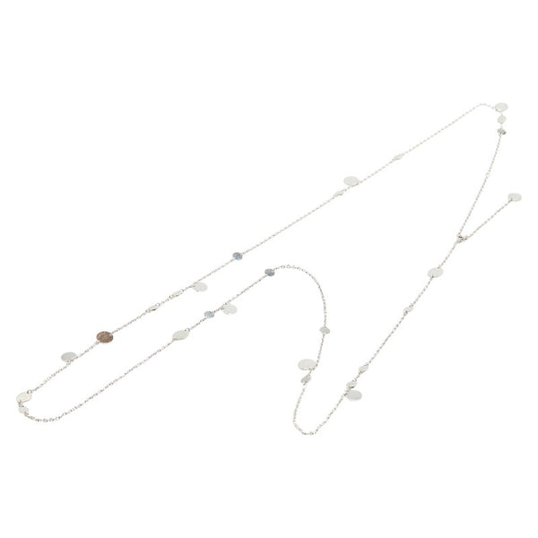 エルメス コンフェッティ セリエ ネックレス シルバー K18PG ピンクゴールド SV925 シルバー レディース HERMES 【中古】