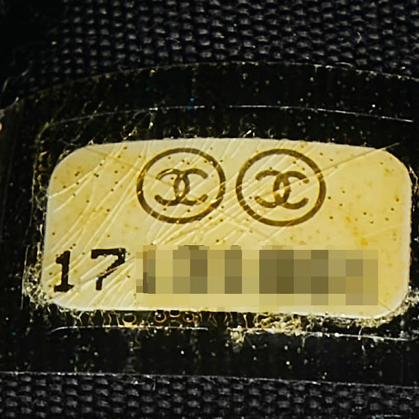 シャネル ココマーク 長財布 ブラック キャビアスキン レディース CHANEL 【中古】