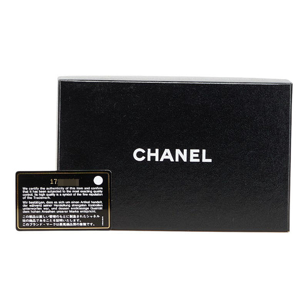 シャネル ココマーク 長財布 ブラック キャビアスキン レディース CHANEL 【中古】