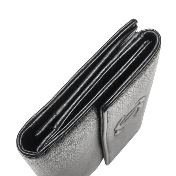 シャネル ココマーク 長財布 ブラック キャビアスキン レディース CHANEL 【中古】