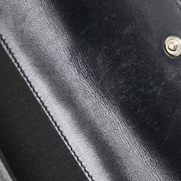 シャネル ココマーク 長財布 ブラック キャビアスキン レディース CHANEL 【中古】