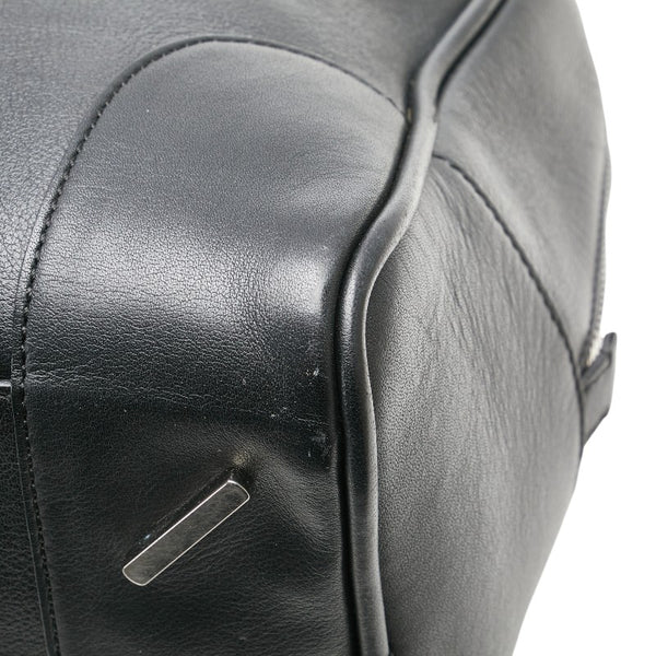 ロエベ アナグラム アマソナ75 ハンドバッグ ショルダーバッグ 2WAY ブラック レザー レディース LOEWE 【中古】