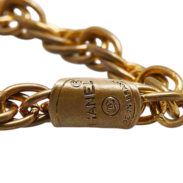 シャネル ココマーク ネックレス ゴールド メッキ レディース CHANEL 【中古】