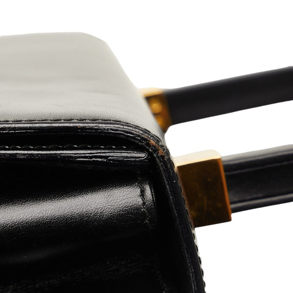 グッチ オールドグッチ ハンドバッグ 000 46 0096 ブラック レザー レディース GUCCI 【中古】