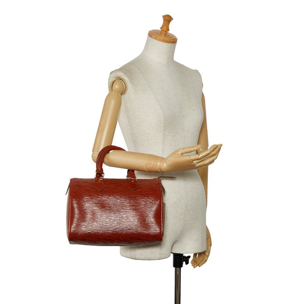 ルイ ヴィトン エピ スピーディ25 ハンドバッグ ミニボストンバッグ M43013 ケニアブラウン レザー レディース LOUIS VUITTON 【中古】