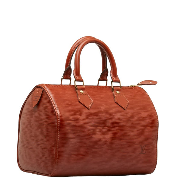 ルイ ヴィトン エピ スピーディ25 ハンドバッグ ミニボストンバッグ M43013 ケニアブラウン レザー レディース LOUIS VUITTON 【中古】