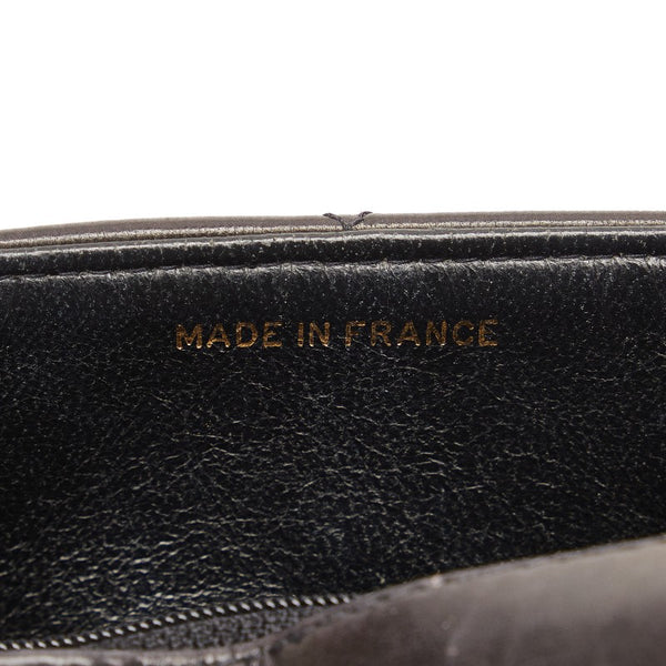 シャネル マトラッセ ダイアナ23 チェーン ショルダーバッグ  ブラック ラムスキン レザー レディース CHANEL 【中古】